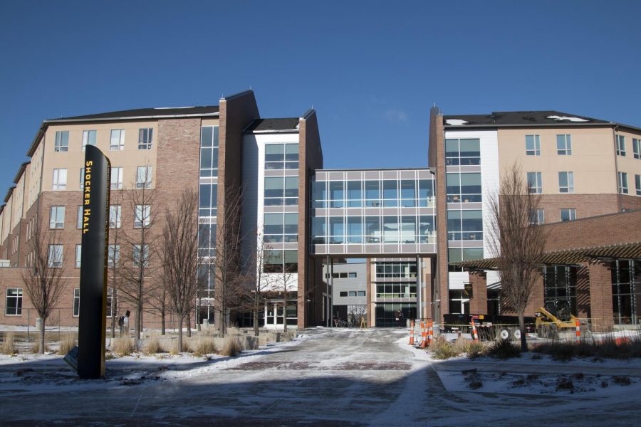 Shocker Hall on Wichita State's main campus